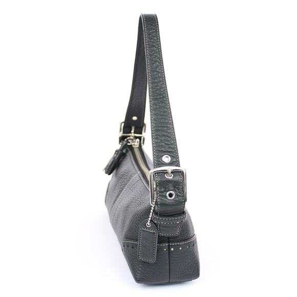 Coach Black Hamilton Leather Bag - Picture 3 of 7